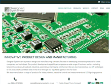 Tablet Screenshot of designersystems.co.uk